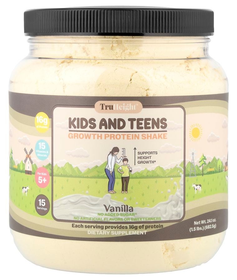 Growth Protein Shake For Kids 5+ Vanilla 1.5 lbs (682.5 g)