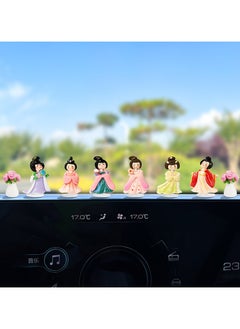 KUYING Cute Chinese Style Hanfu Girl Car Decoration Interior Accessories 
