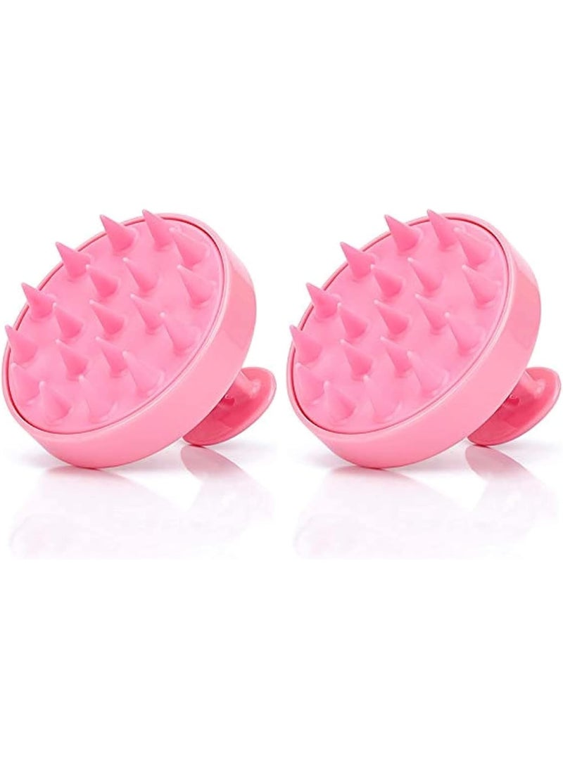 مشط تدليك فروة الرأس من السيليكون - فرشاة شعر للاستحمام - تنظيف تدليك ناعم - للاستخدام الجاف والمبلل - العناية بشعر المرأة - Image 1