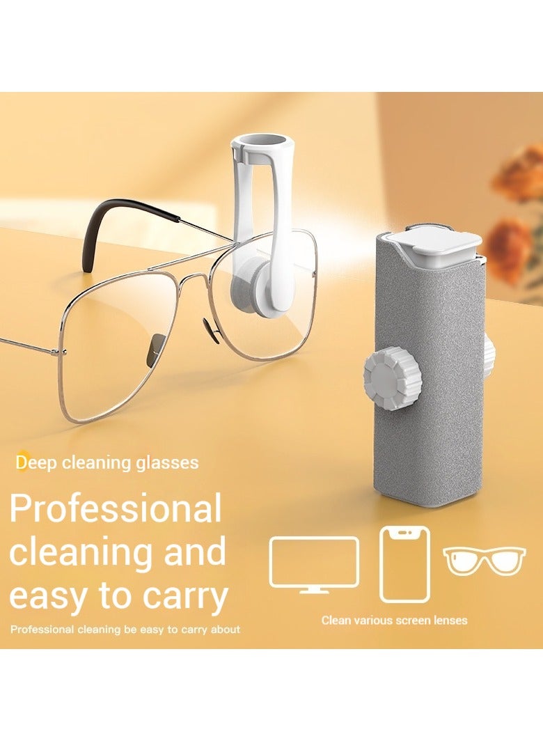 عام مجموعة تنظيف متعددة الوظائف خمسة في واحد، أداة تنظيف النظارات المحمولة لمسح الشاشة، وتخفيف التوتر - Image 1