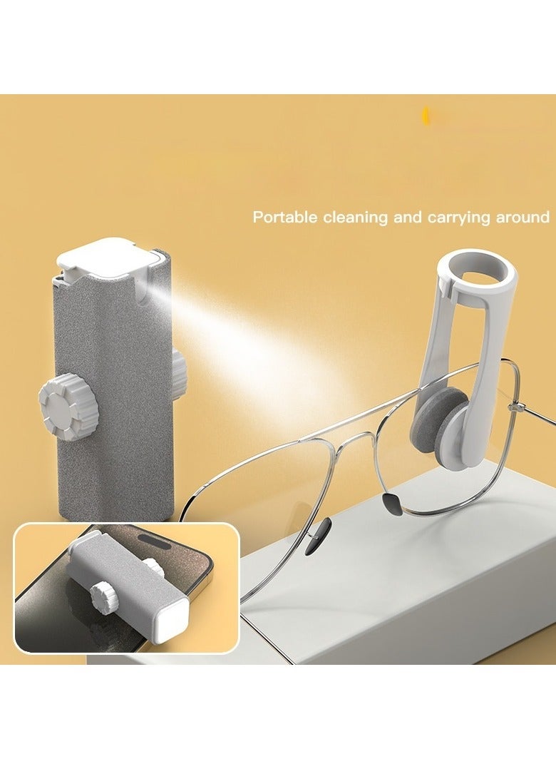 عام مجموعة تنظيف متعددة الوظائف خمسة في واحد، أداة تنظيف النظارات المحمولة لمسح الشاشة، وتخفيف التوتر - Image 2