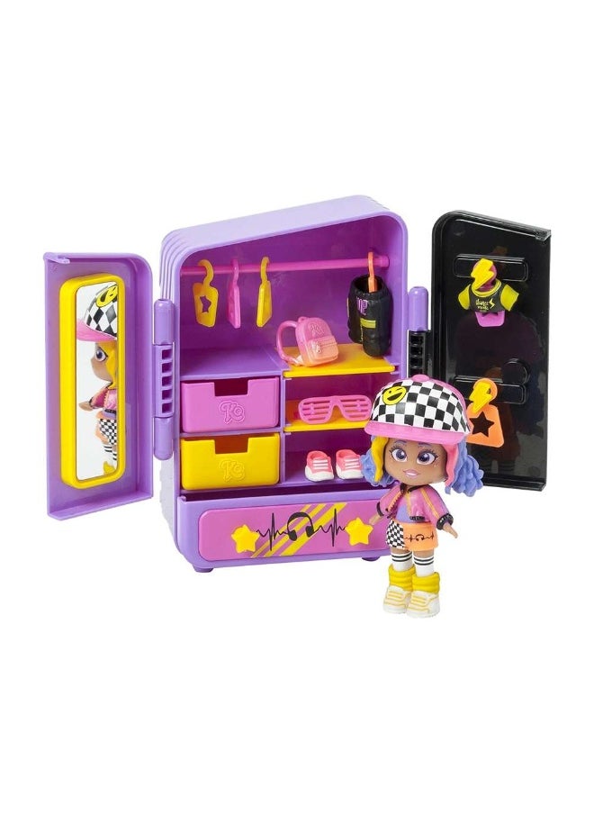 KookyLoos - Kookyloos Mel'S Wardrobe Playset With Doll & Fashion Accessories - Image 1