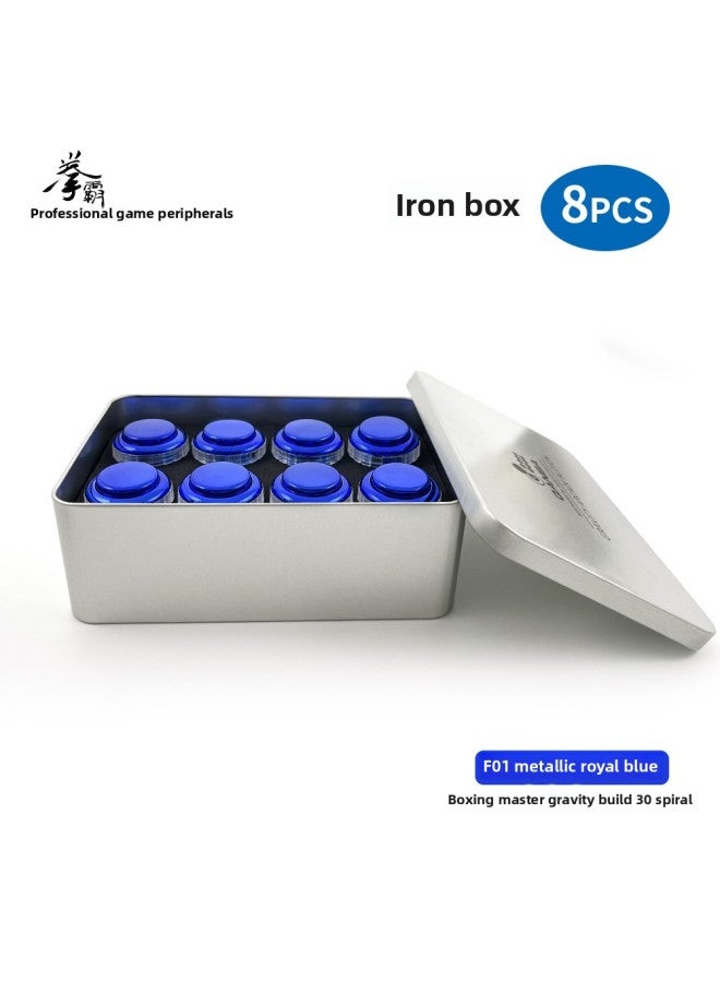 QANBA Boxing Gravity Spiral Plating Mute Mechanical Shaft Arcade on 30mm Spiral on Arcade Accessories-Product Color:F01 Iron Boxed - Image 1