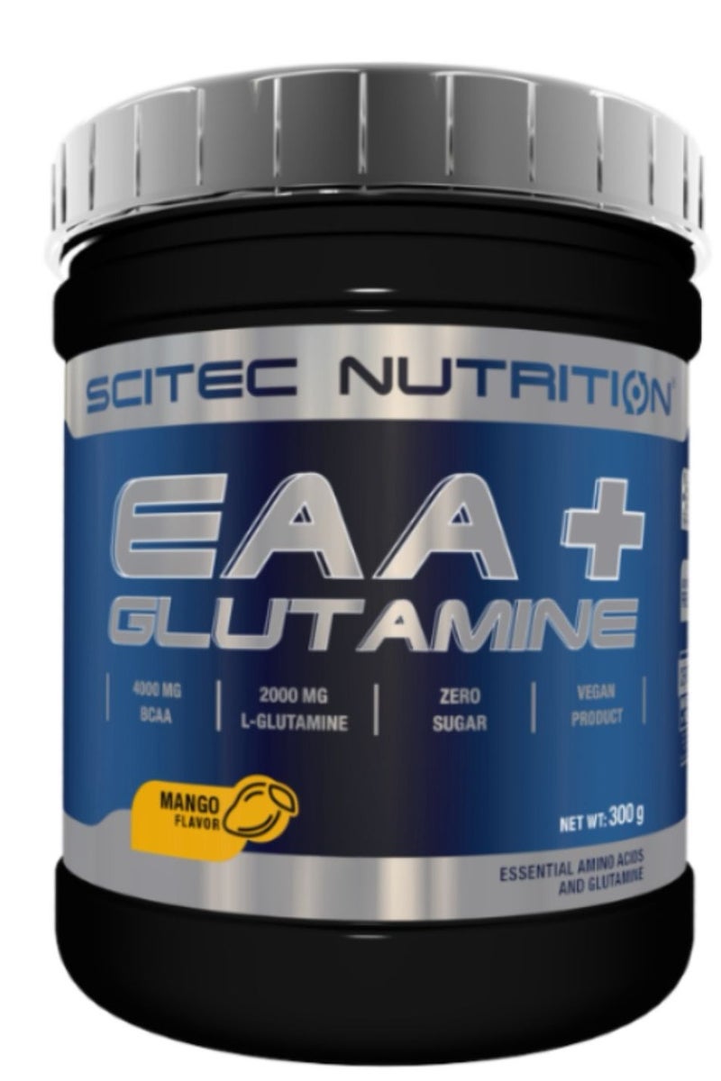 Scitec Nutrition EAA + Glutamine Powder, Mango Flavor  - 300g