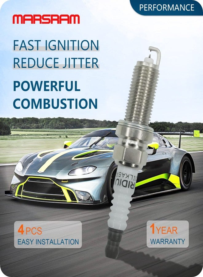 Marsram مجموعة ملفات الإشعال Marsram UF549 وشمعة الإشعال 9029، مناسبة لسيارات نيسان ألتيما، فيرسا، سنترا، روغ، كوب، NV200 موديلات 2007-2013، وإنفينيتي QX60 M56، Q70، FX50 موديلات 2014-2017، بمحركات 4 أسطوانات سعة 2.5 لتر، 1.8 لتر، 1.6 لتر، 2.0 لتر، 5.0 لتر، 5.6 لتر. مجموعة من 4 قطع. - Image 4