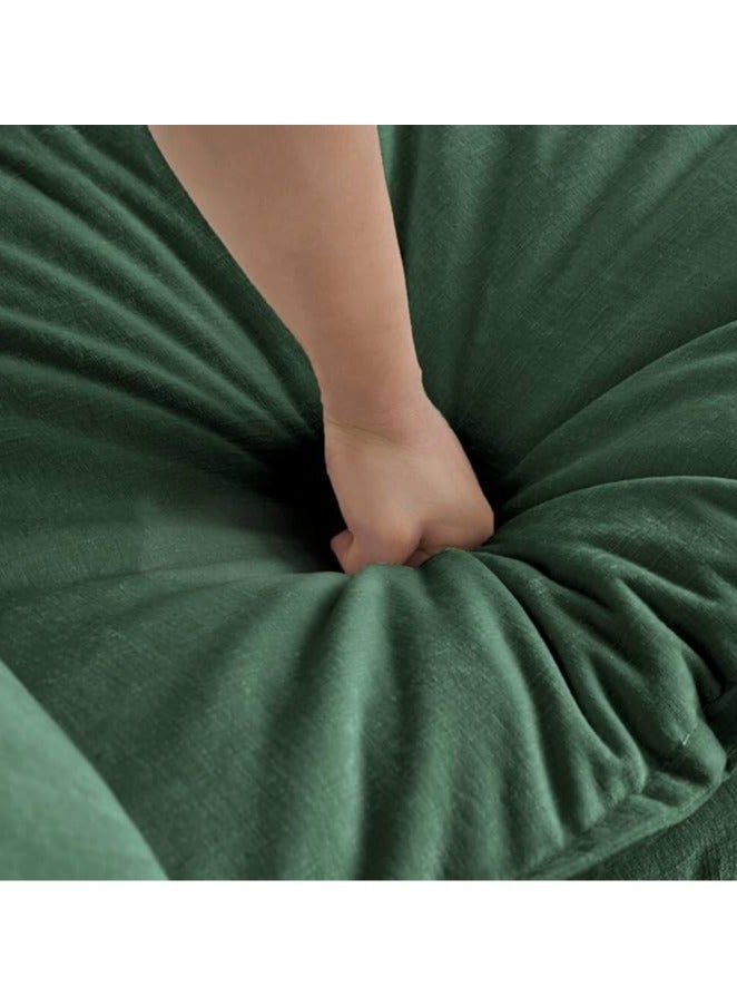 بوبينز هوم أريكة بتصميم عصري وفريد ​​على شكل حرف L لغرفة المعيشة الخاصة بك (أخضر) - Image 4