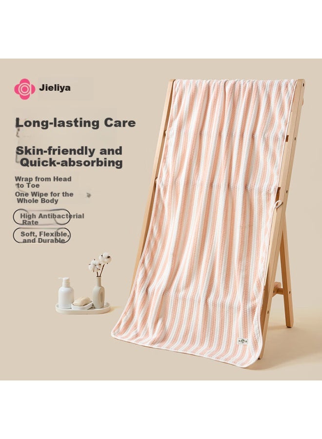 Grace 7A Antibacterial Quick-Drying Soft Skin-Friendly Large Bath Towel For Men And Women, Brown - Image 5