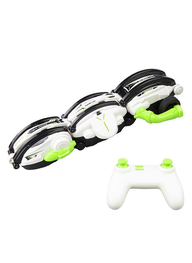 Generic Remote Control Car, 2.4GHz Remote Control Rolling Stun Car with Lights Forward Backward Left Right Function 360° Roll Deformable Toy for Teens Boys  - Image 1