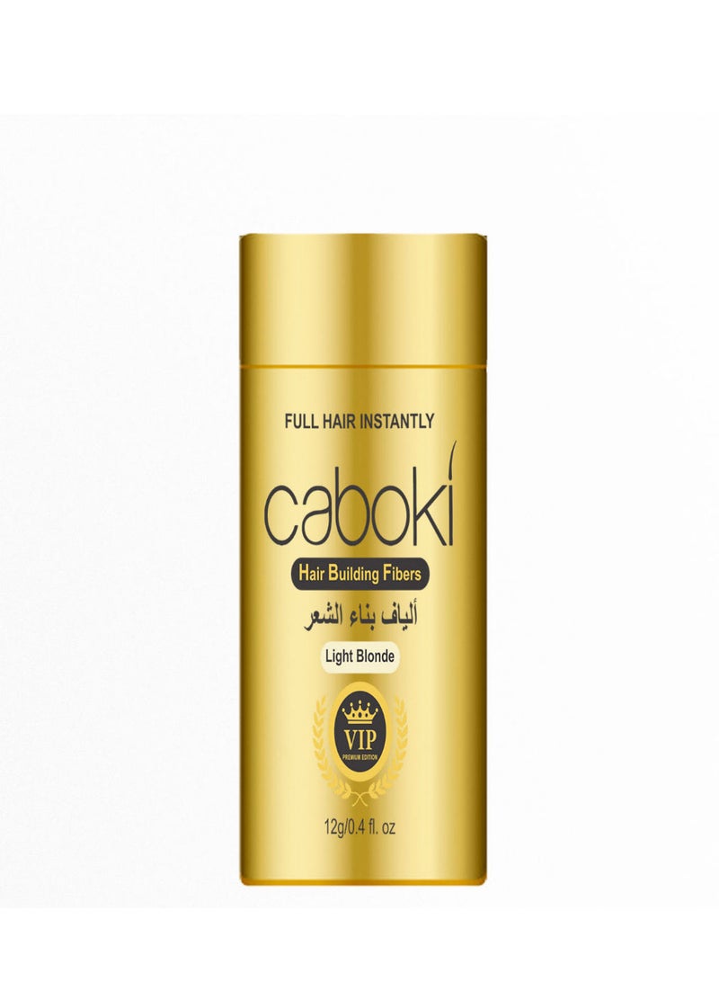 Caboki ألياف بناء الشعر - خافي تساقط الشعر الفوري - أشقر فاتح 12غ - Image 1