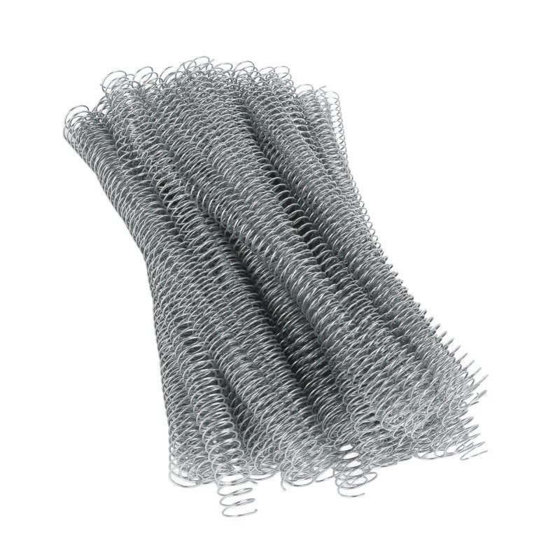 Spiral Binding Coil 19mm Silver 170 Sheet Capacity - 4:1 Pitch 48 Teeth 360 Degree Rotation Binding Coil for Office Document, Commercial Project and University Presentation Use - Image 3