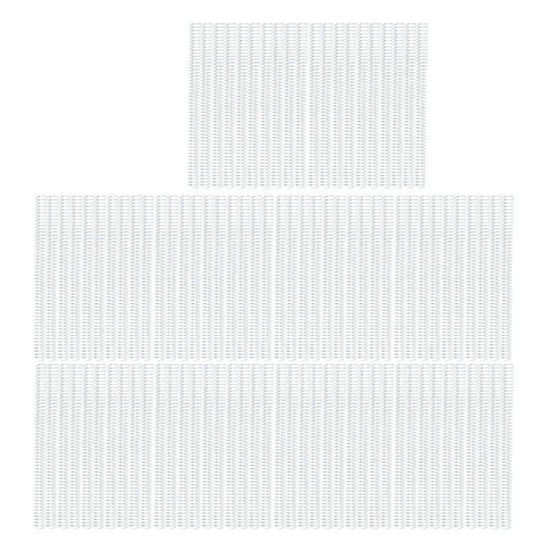 Spiral Binding Coil 19mm Silver 170 Sheet Capacity - 4:1 Pitch 48 Teeth 360 Degree Rotation Binding Coil for Office Document, Commercial Project and University Presentation Use - Image 1