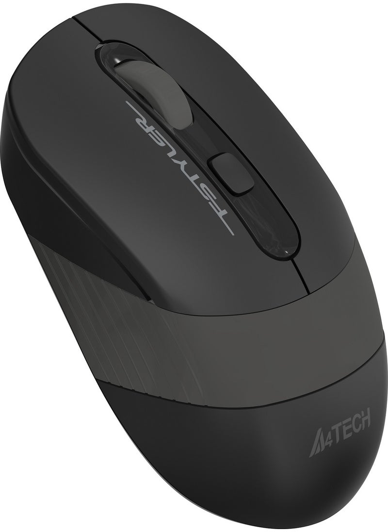 A4TECH FG10 Nano Receiver Wireless Optical 2000DPI Energy Saving Mouse – Black  - Image 2