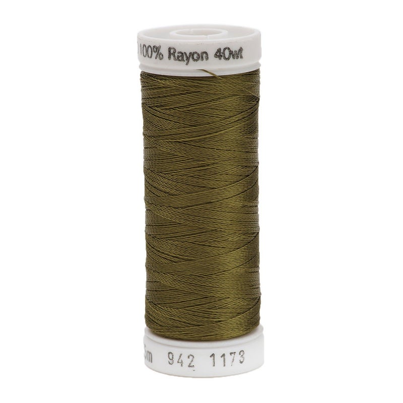 Sulky 942-1173 Rayon Thread for Sewing, 250-Yard, Medium Army Green - Image 4