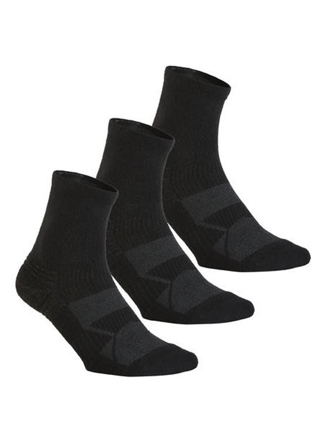 نيو فيل جوارب (شراب) لياقة / مشيWS 100 متوسطة 3 قطع - أسود - Image 1