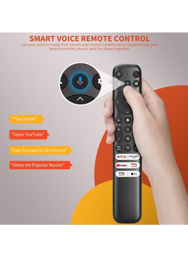 ELTRAZONE Voice Replacement Remote for TCL-Google-TV-Remote, Compatible with TCL Q6/Q7/QM8/S3/S4 Series - Image 3