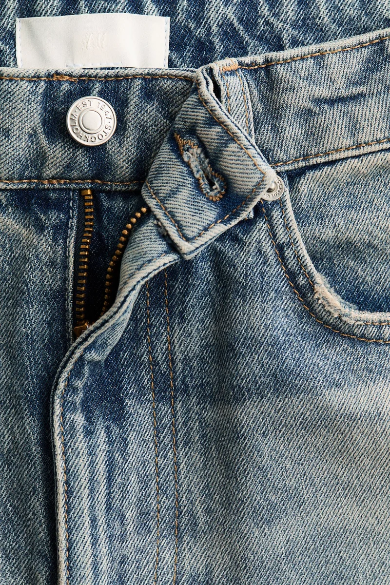 H&M  Barrel High Waist Jeans for Women | Best Price UAE