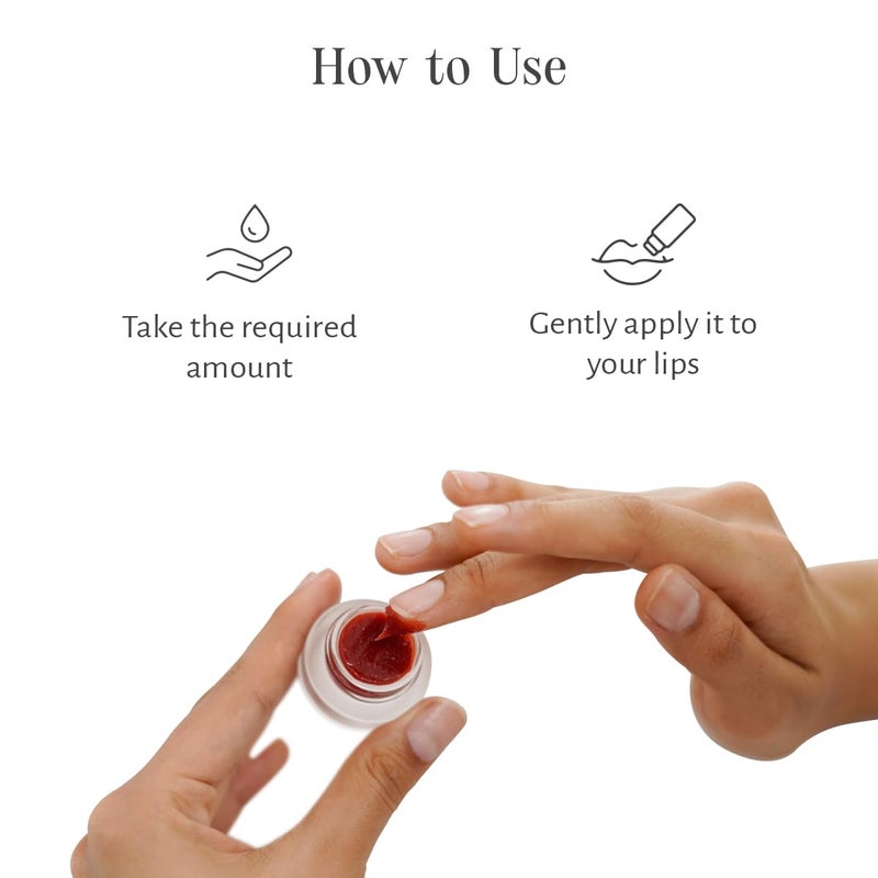 Shankara Gheesutr Strawberry Lip Butter Ayurvedic Lip Balm for Soothing Dry Inflamed and Chapped Lips Nourishment Moisturizing and Hydration up to 12 Hours Pack of 1 3ml - Image 5