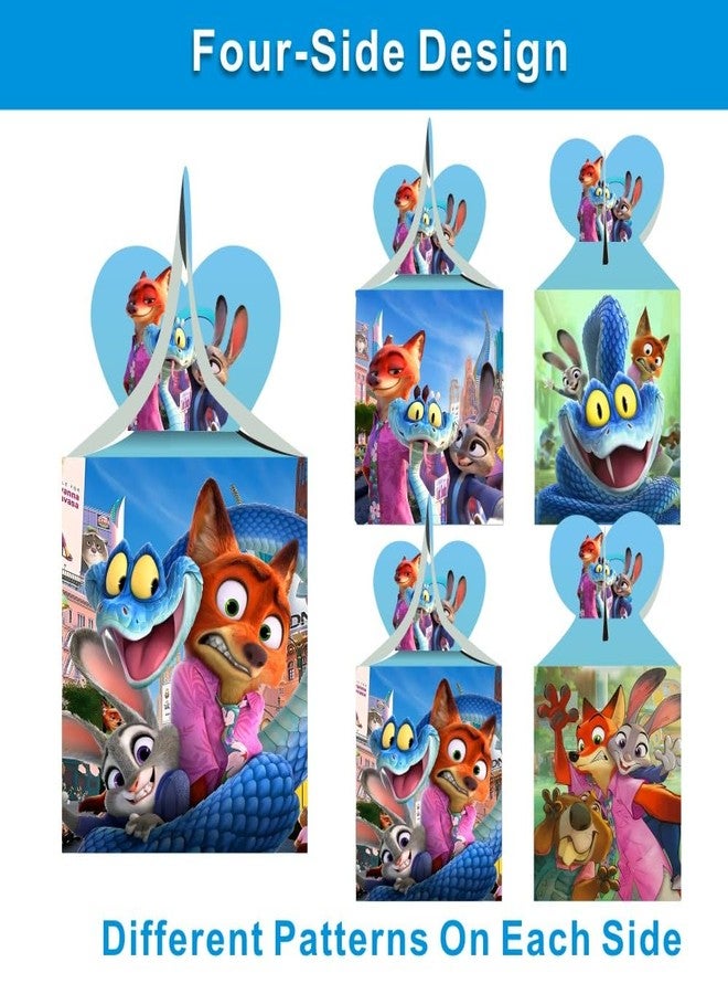 BNFUO 12pcs Zootopia Party Favor Gift Boxes for Kids Birthday Party Decorations Party Supplies - Image 4