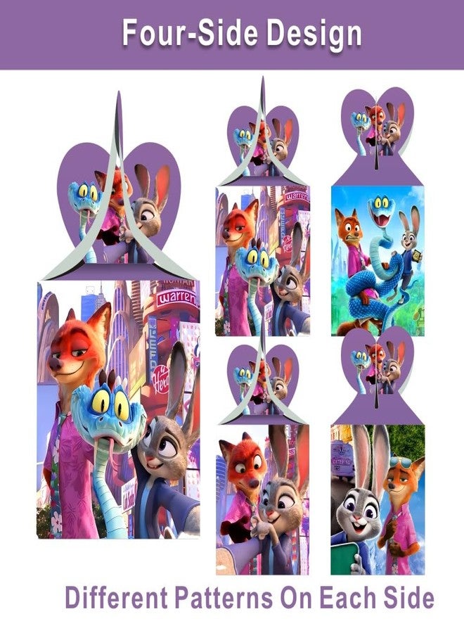 BNFUO 12pcs Zootopia Party Favor Gift Boxes for Kids Birthday Party Decorations Party Supplies - Image 3