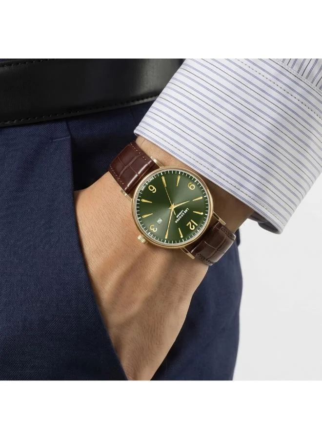 Lee Cooper  Men's Leather 3H Watch LC08379.172 - 40 mm for Men | Best Price UAE
