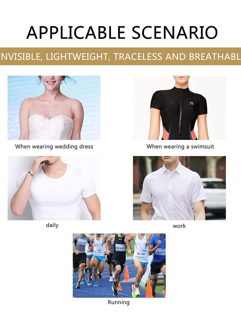 KASTWAVE - Nipple Cover Tape Pasties For Men 100pcs Disposable Nipple Hide Protect Care Invisible Nipple Cover Prevent Nipple Chafing Stickers Patch Sports Ultra-Marathon Running Gear - Image 1