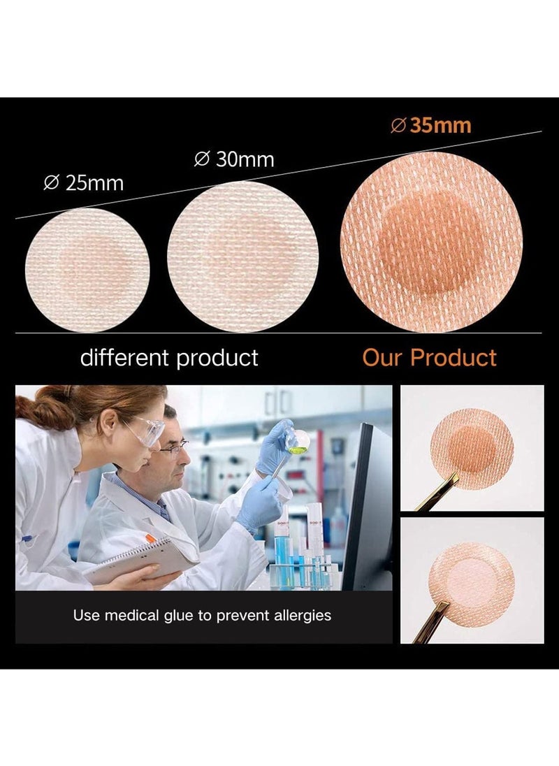 KASTWAVE - Nipple Cover Tape Pasties For Men 100pcs Disposable Nipple Hide Protect Care Invisible Nipple Cover Prevent Nipple Chafing Stickers Patch Sports Ultra-Marathon Running Gear - Image 1