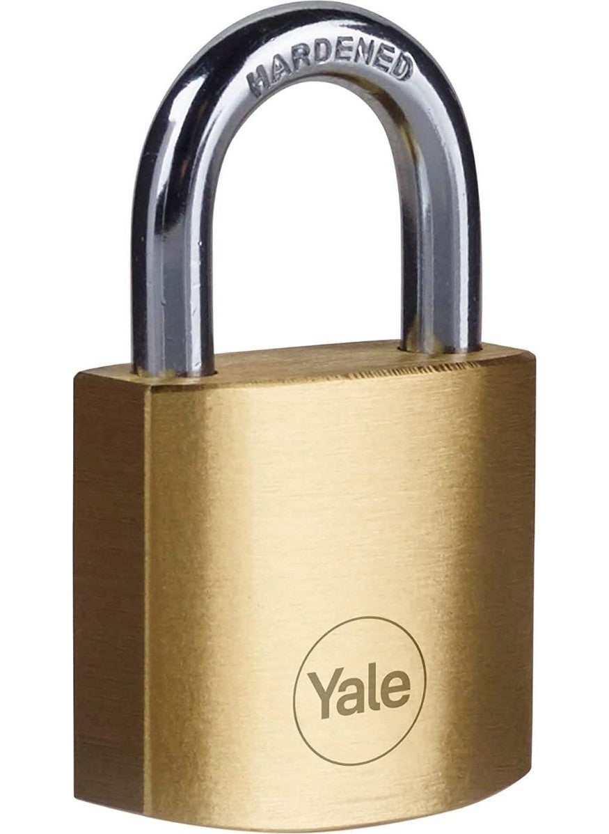 Yale Brass Padlock 30 mm Two Way Silver - White 1 Piece  - Image 1