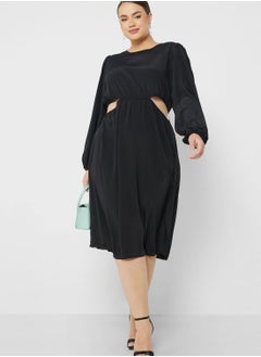 Vero Moda Curve Cut Out Detail Tiered Dress  - Image 1