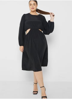 Vero Moda Curve Cut Out Detail Tiered Dress  - Image 4