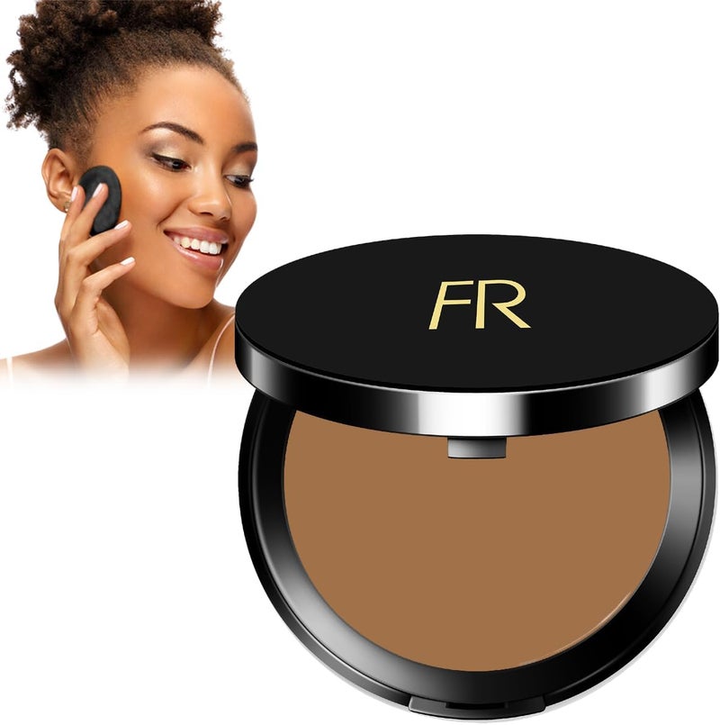 Flori Roberts Luxury Oil Blotting Pressed Powder - Long Lasting Shine Control for Deeper Skin Tones - Image 1