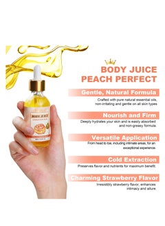 IKZEE 60ml Body Juice Oil Cinnamon Bun Hand Crafted Body Oil for Women Nourishing Hydrating & Moisturizing for All Skin Types with Natural Oils 100% Pure Natural Essence Body Juice Oil  - Image 3