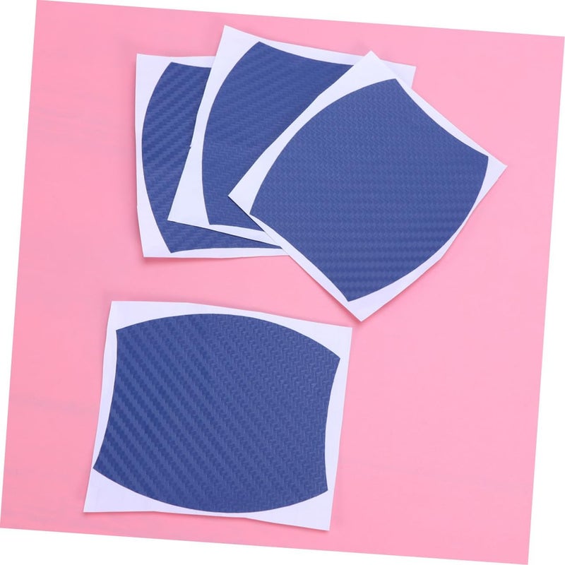 Alipis 4pcs Car Door Handle Film Carbon Fiber Door Handle Stickers Car Paint Protector Easy to Install - Image 5
