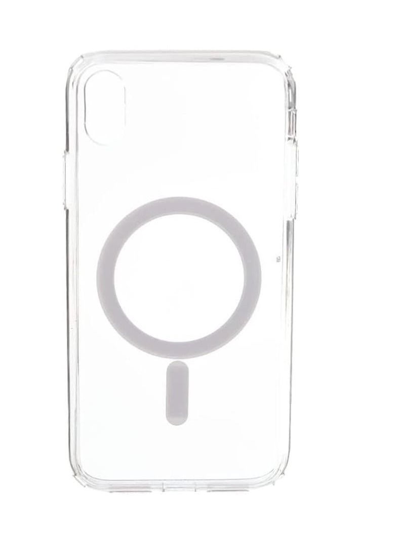 Generic - Magnetic Phone Case for iPhone X/XS and Wireless Charging MagSafe Clear - Image 1