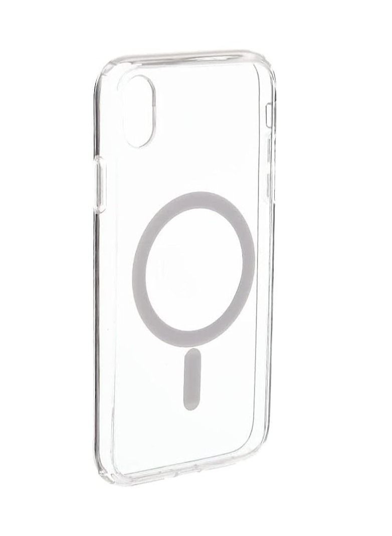 Generic - Magnetic Phone Case for iPhone X/XS and Wireless Charging MagSafe Clear - Image 1