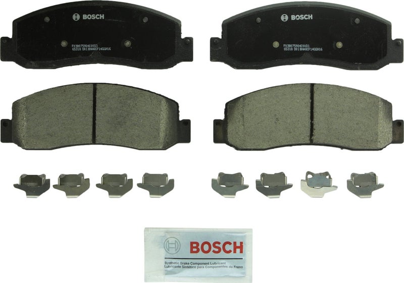 BOSCH BC1069 QuietCast Premium Ceramic Disc Brake Pad Set - Compatible With Select Ford F-250 Super Duty, F-350 Super Duty, F-450 Super Duty; FRONT - Image 3