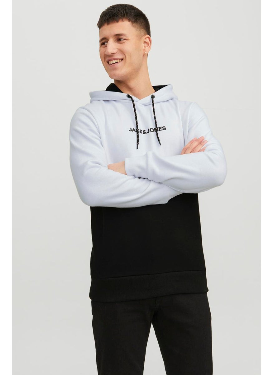 Jack Jones - Essentials Jjereid Color Block Hooded Sweat Men's Sweat 12233959 - Image 1