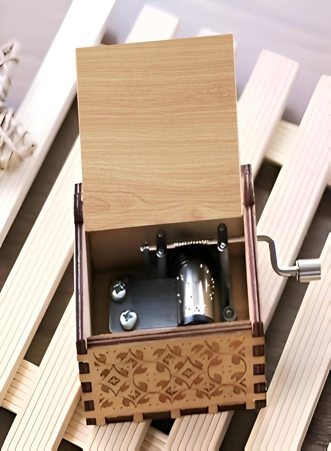 Caaju Wooden Music Box (HP White) Gift for Birthday Parties Musical Toy - Image 4