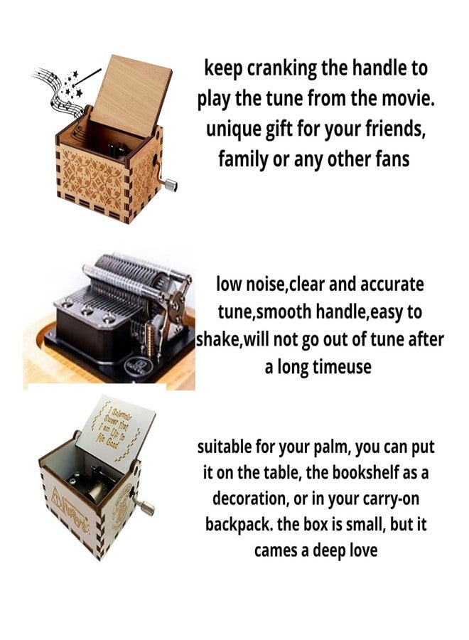 Caaju Wooden Music Box (HP White) Gift for Birthday Parties Musical Toy - Image 5