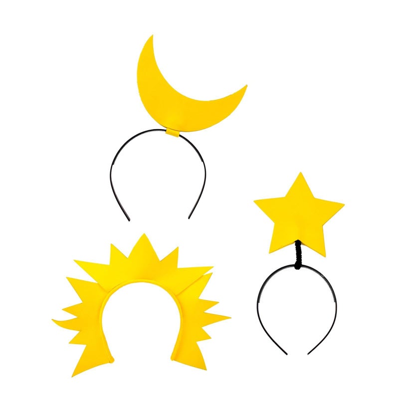 Star Sun Combination Hairbands Photo Booth Props Eye Catching Headwear Party Headpieces Fun Music Festival Accessories - Image 2