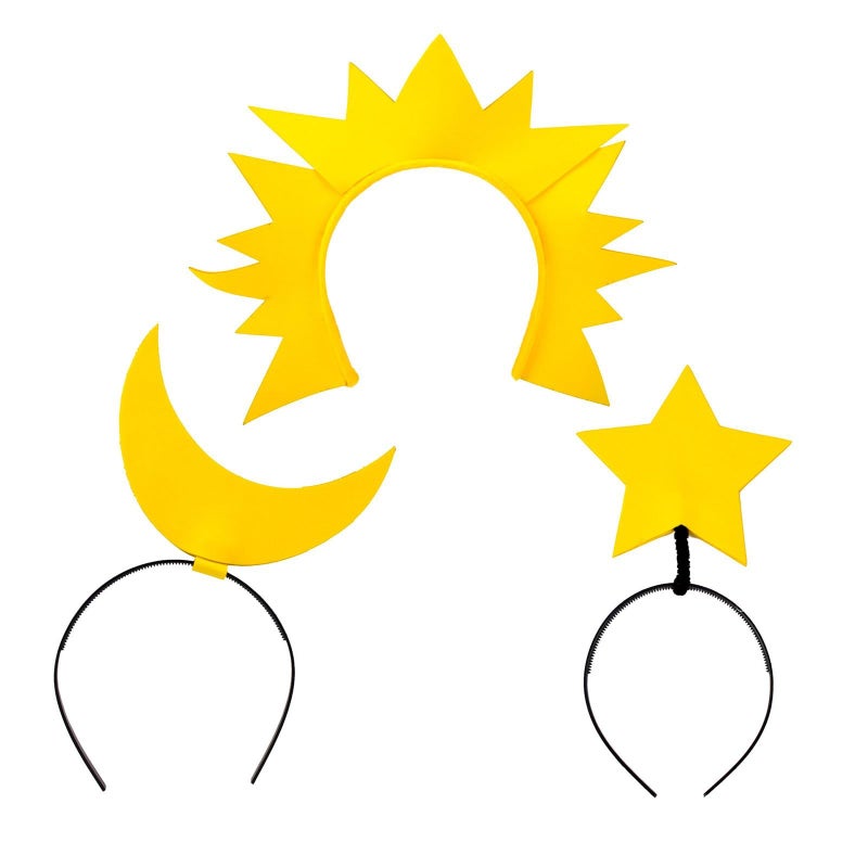 Star Sun Combination Hairbands Photo Booth Props Eye Catching Headwear Party Headpieces Fun Music Festival Accessories - Image 5