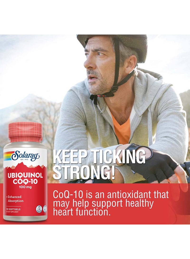 SOLARAY Ubiquinol CoQ-10 100 mg Softgel 30's - Image 4