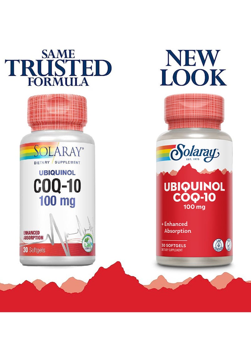 SOLARAY Ubiquinol CoQ-10 100 mg Softgel 30's - Image 3