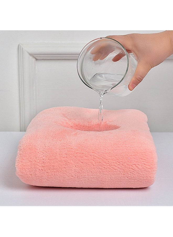 3 Piece Coral Fleece Towel Set with Gift Box, Thickened Super Absorbent Quick Dry Lint Free Towels, Soft Skin Friendly Large Size for Home Bathroom and Gift Giving - Image 4