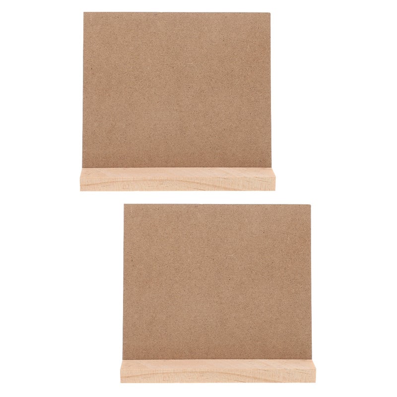 2pcs Small Message Board Density Board Memo Board Desktop Based Double Side Message Board - Image 1