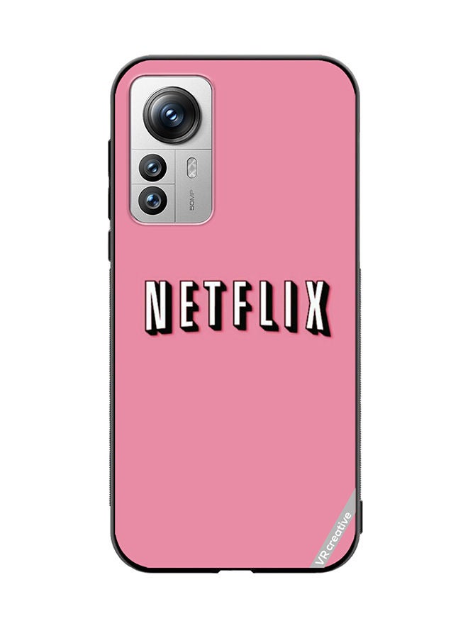 VR CREATIVE Protective Case Cover For Xiaomi 12 Pro Netflix Design Multicolour - Image 1