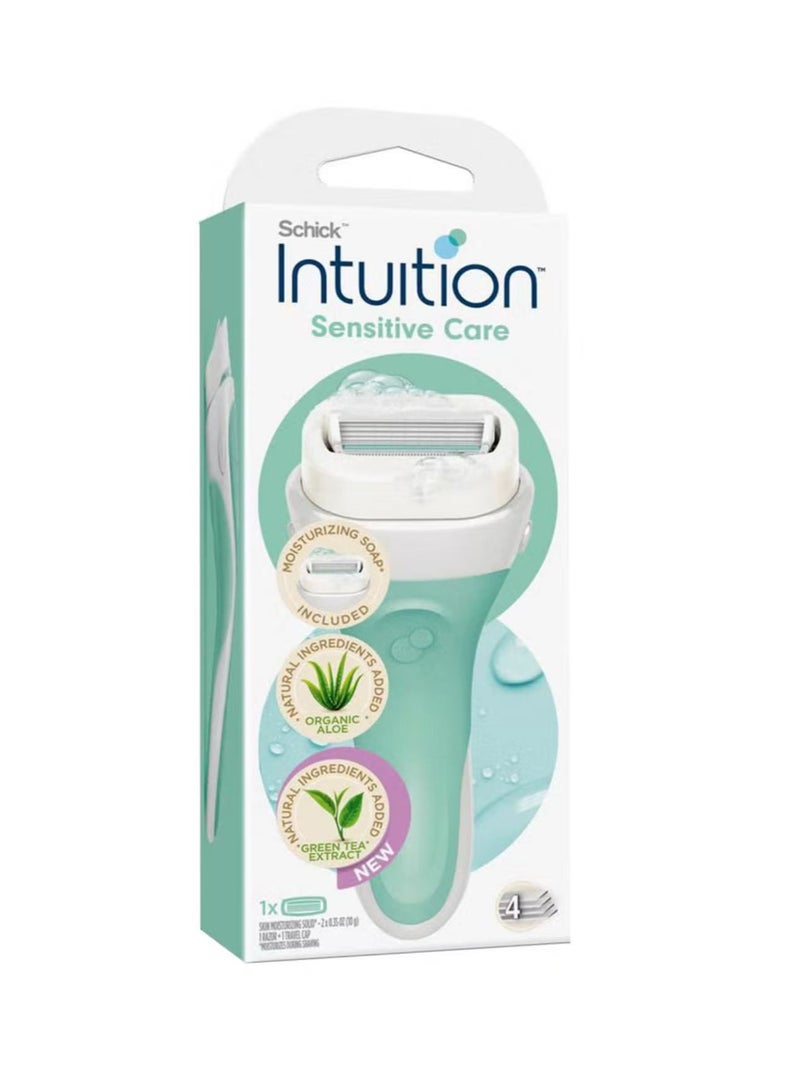 schick Intuition Kit 2, Sensitive Care White-green - Image 1
