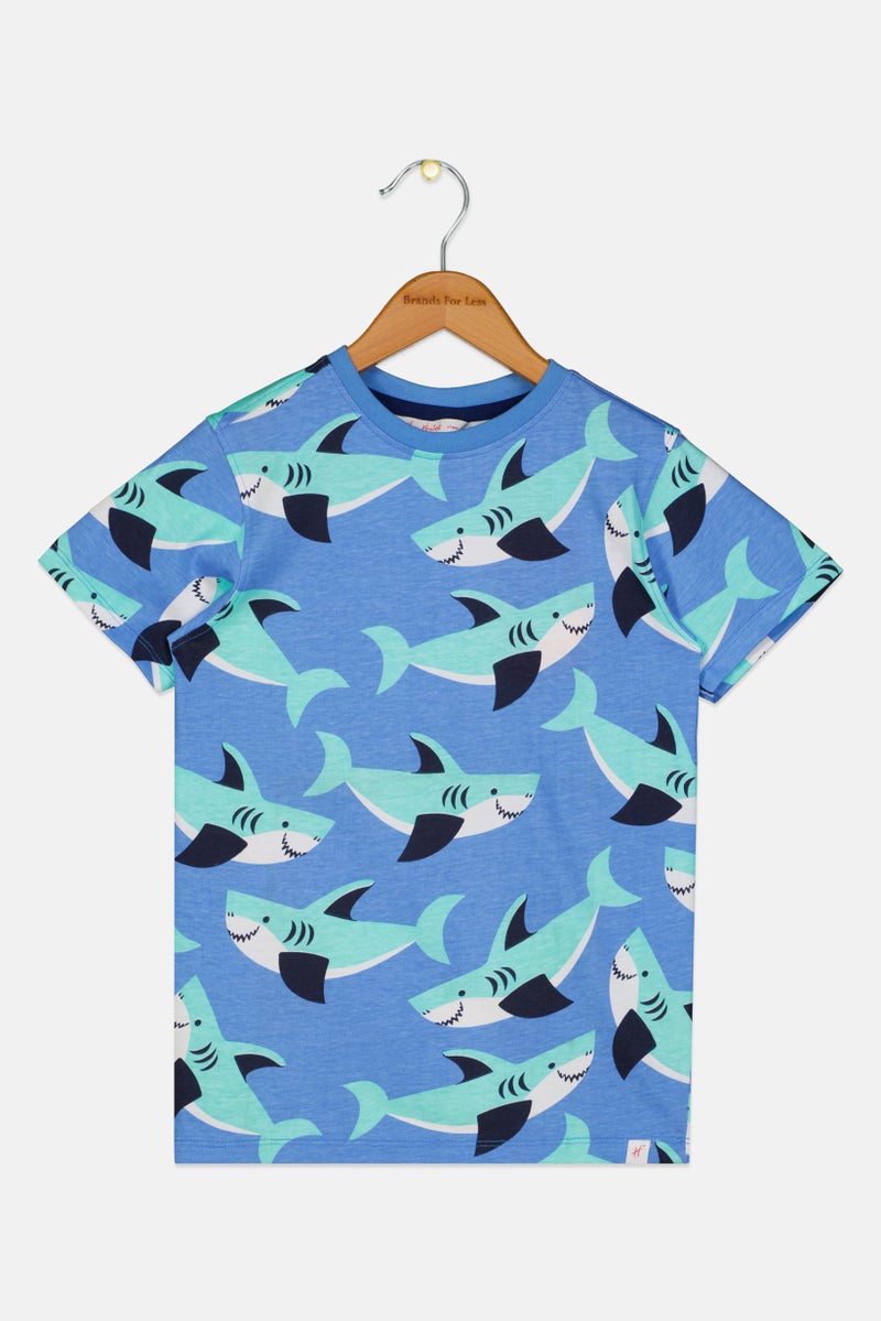 Hamleys Kids Boy Short Sleeve Graphic Print T-Shirt, Multicolor - Image 2