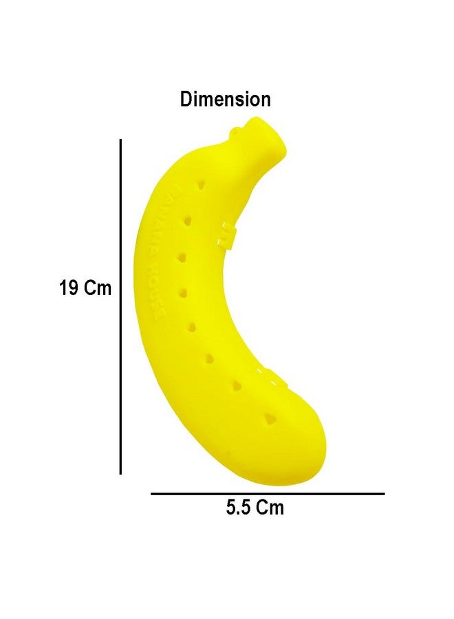 PARTEET Kitchenware Plastic Banana Storage Plastic Case Cover and Plastic Container (Pack of 4- Multicolor) - Image 3