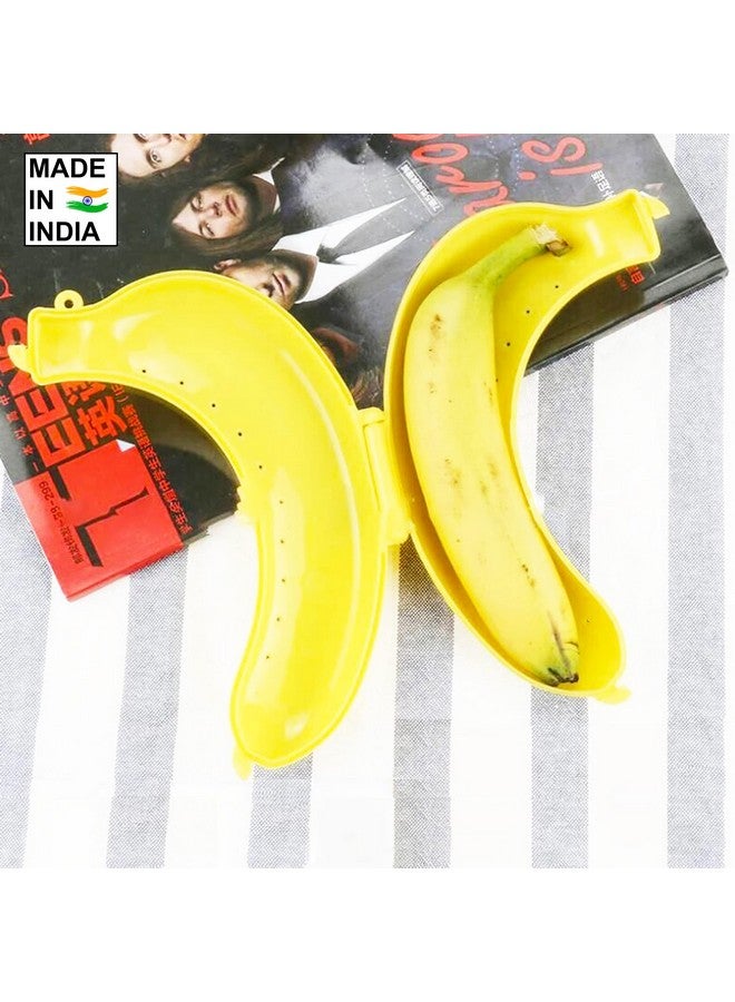PARTEET Kitchenware Plastic Banana Storage Plastic Case Cover and Plastic Container (Pack of 4- Multicolor) - Image 4