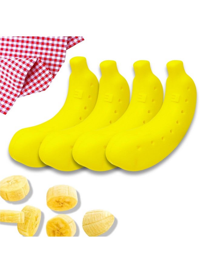 PARTEET Kitchenware Plastic Banana Storage Plastic Case Cover and Plastic Container (Pack of 4- Multicolor) - Image 1